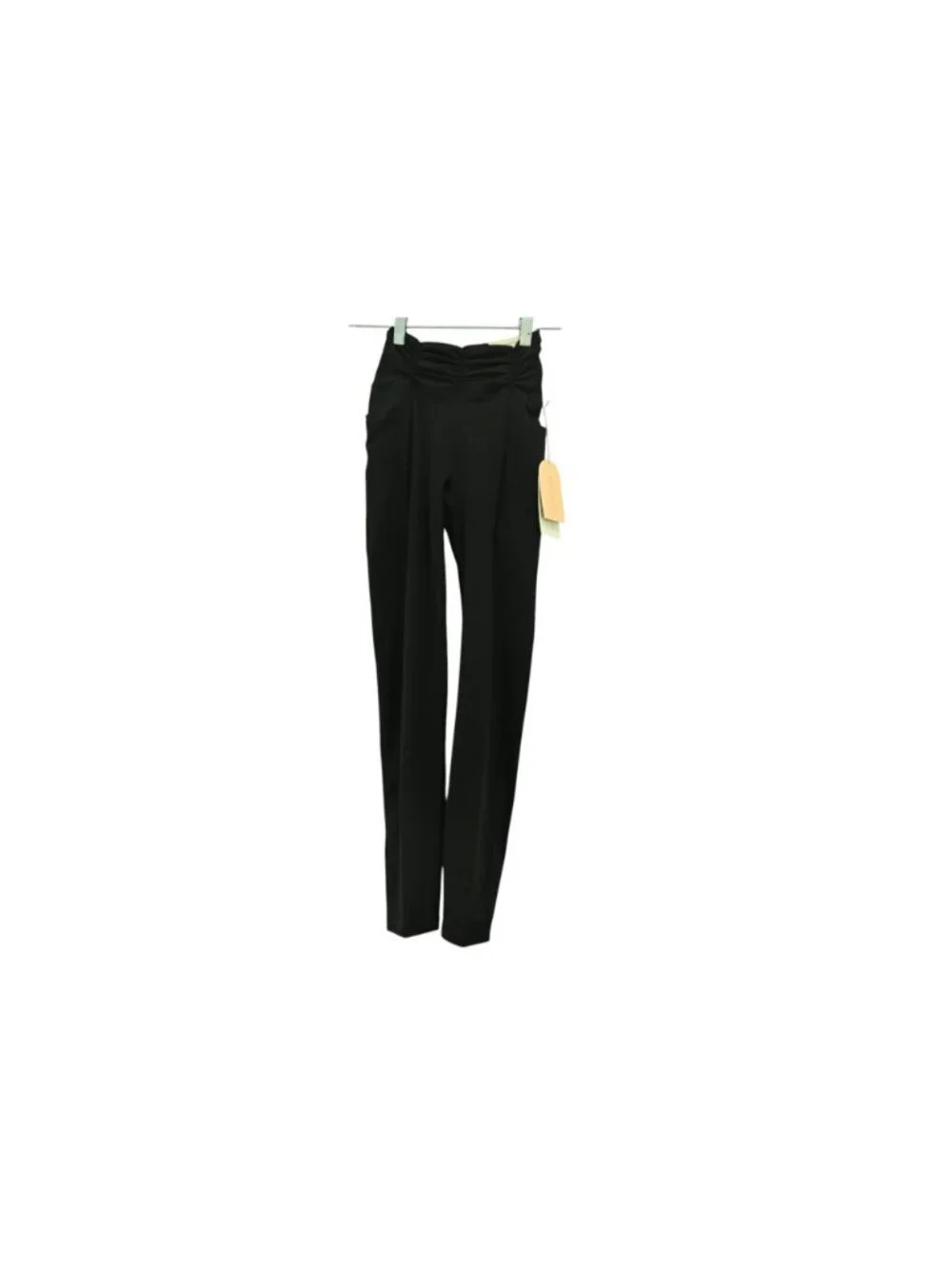 NWT Blogilates Ruched Waist Leggings Sz XS Black High Waisted Side Pockets